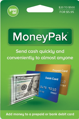 MoneyPak by Green Dot - Reload Card - Send Money - Add Money to PayPal Account $20 to $500 MoneyPak by Green Dot - Reload Card - Send Money - Add Money to PayPal Account $20 to $500